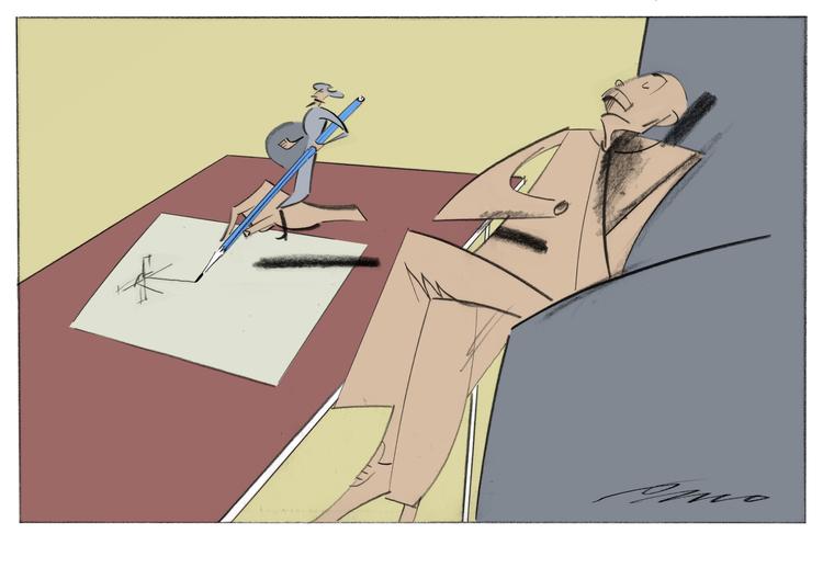 Tegning. Per Marquard Otzen 