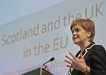 Uafhængighed. Nicola Sturgeon sikrede det skotske uafhængighedsparti Scottish National Party 49 procent af stemmerne en ny valgsejr. 