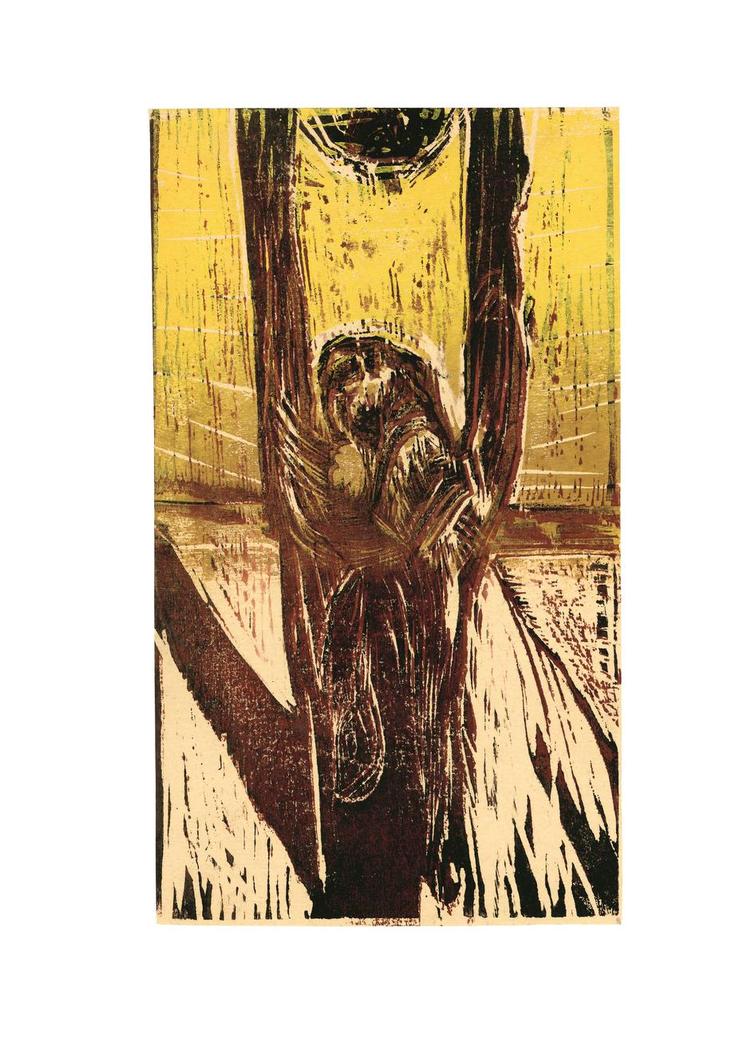 KÆRLIGHED. Brynhild vil kun giftes med en mand, der rider gennem flammer for hende. Det magter frieren ikke. Men pyt, han bytter bare udseende med en anden, der kan. »Flammerne nåede op til himlen«. Illustration fra bøgerne: Peter Brandes 