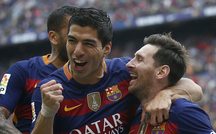 TOPSCORER. Med sine 37 mål er Luis Suarez med én runde tilbage så godt som sikker på at blive topscorer i den spanske liga. 
