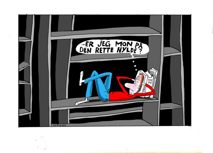 Tegning. Jørn Villumsen 