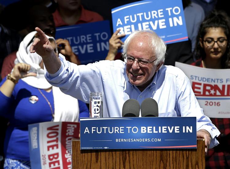 kuperet. Bernie Sanders erkender, at det bliver op ad bakke, hvis han skal slå Hillary Clinton, men, som han siger: »Det er vi vant til«. 