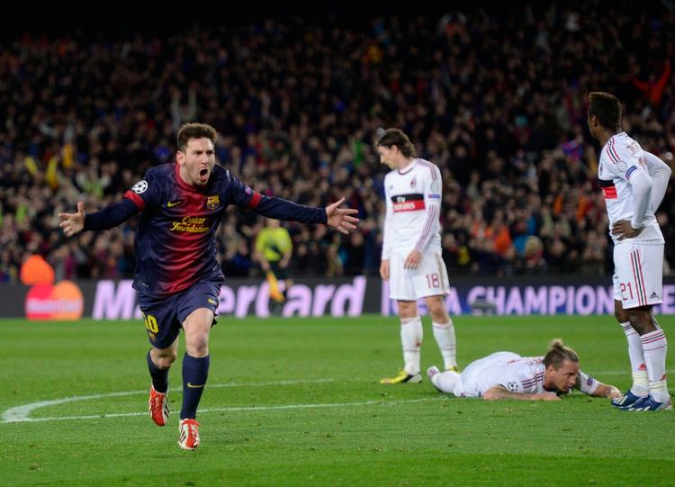 pletskud. 23 gange har Lionel Messi nu scoret direkte på frispark for Barcelona. 