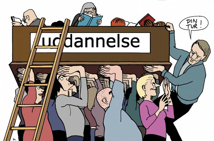 Tegning. Anne-Marie Steen Petersen 