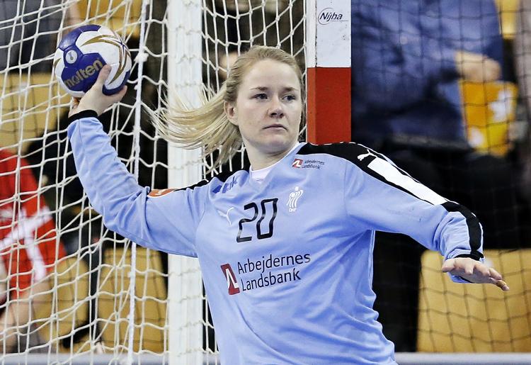 Stamspiller. Målvogter Rikke Poulsen er en af nøglespillerne på det danske landshold. 