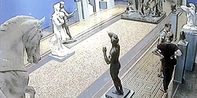 Uopklaret. Tyveriet af Rodin-busten på Ny Carlsberg Glyptotek er uopklaret. Foto: Københavns Politi 