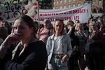 DEMONSTRATION. Tusindvis af københavnere var mødt op for at vise deres modvilje mod de kommunale besparelser, som regeringens omprioriteringsbidrag medfører. For landets 98 kommuner betyder det godt 7 milliarder kroner mindre frem til 2019. 