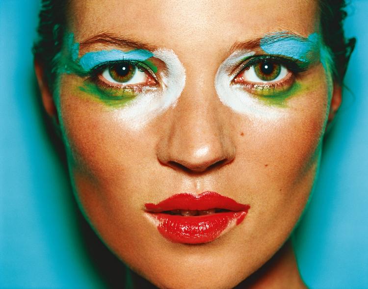 Model. Kate Moss er i flere omgange motivet for Mario Testinos fotografier. 