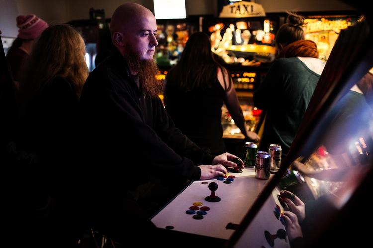 Bip-bip. Ny bar på Nørrebro satser på arkadekonsoller. (Arkiv) 