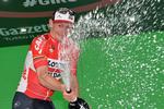 spurt. Det er ikke noget nyt for Andre Greipel at snuppe en etapetriumf og fejre med champagne. 
