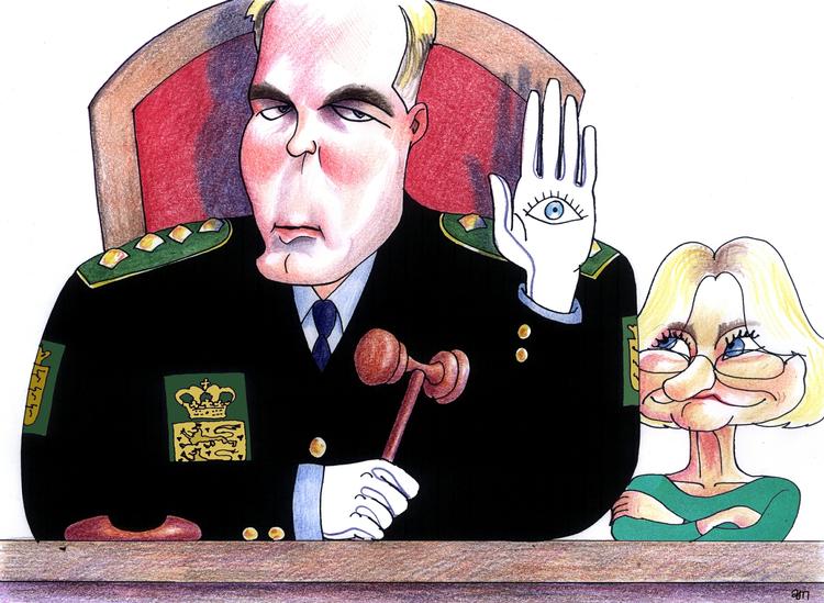 Tegning. Anne-Marie Steen Petersen 