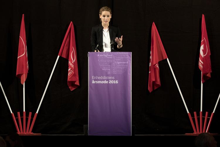 Top. Pernille Skipper står øverst på listen, der ellers domineres af mænd. 