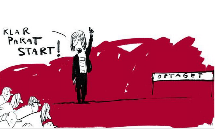 Tegning. Mette Dreyer 