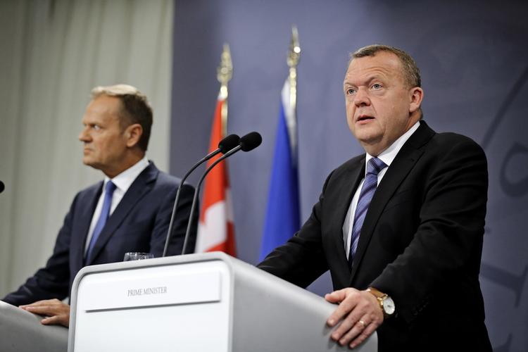 Samarbejde. Statsminister Lars Løkke Rasmussen og EU-præsident Donald Tusk mødtes i dag for at tale om den parallelaftale, som Danmark skal bruge for at fortsætte i det europæiske politisamarbejde. Foto: 