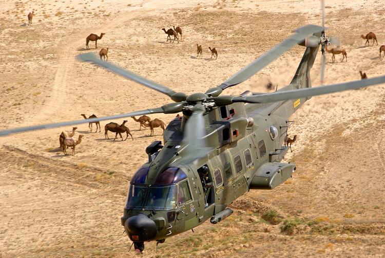 Havari. Det var en helikopter af typen EH101, der styrtede ned, og som Forsvaret nu bruger 119 millioner på at reparere. 