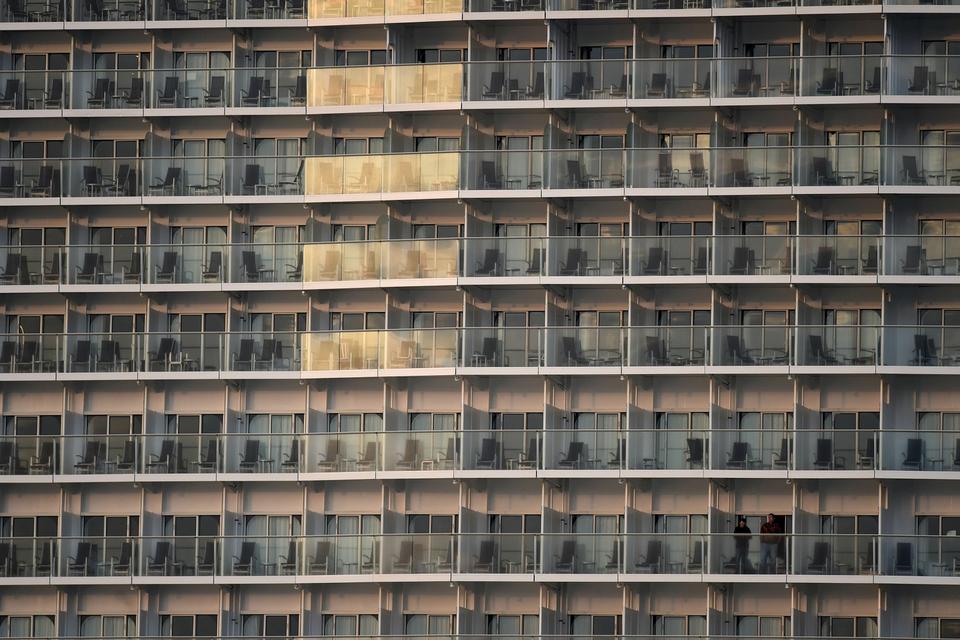 Udsigt. 1.768 af Harmony of the Seas' i alt 5.479 værelser har balkon ud til havet. 