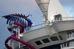Action. Børn og barnlige sjæle kommer ikke til at kede sig med Harmony of the Seas' enorme vandland. 