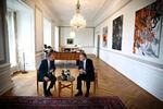 TOPMØDE: EU-præsident Donald Tusk i selskab med Lars Løkke Rasmussen i Statsministeriet. 