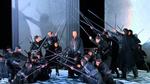 Batalje. Forestillingsfoto fra iscenesættelsen af Rossinis opera 'Maometto II', der udløste balladen ved National Post, som nu er uden operaanmelder. 