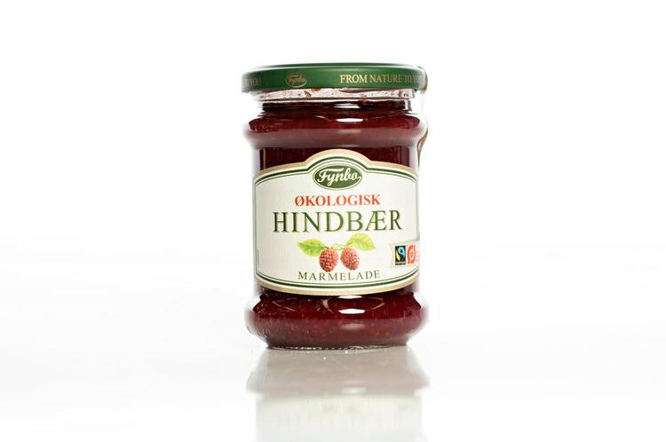 Fynbo økologisk hindbærmarmelade 