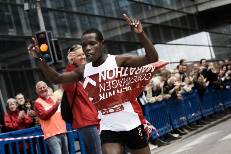 2008. Julius Matai deltog også i Copenhagen Marathon i 2008, hvor han vandt og forbedrede sin personlige rekord med tre minutter. (Arkivfoto). 