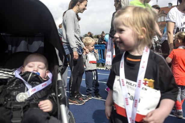 TRIUMF. Stor medaljeglæde og mange skal have den graveret med navn bagefter. 