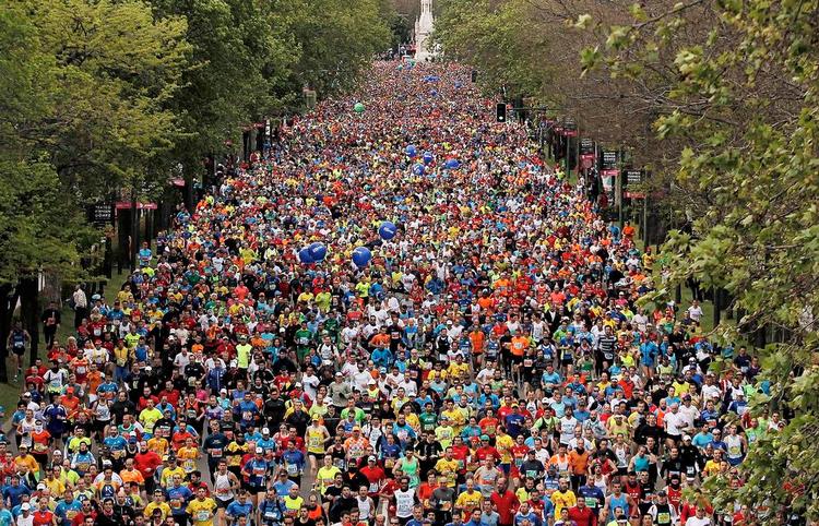 Problem. Dopingkontrollen ved store motionsløb har været mangelfuld. Her er det et maratonløb i Madrid. 
