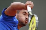 Start. Nick Kyrgios var en af de første spillere i aktion på første spilledag ved French Open. 