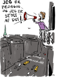 Tegning. Mette Dreyer 