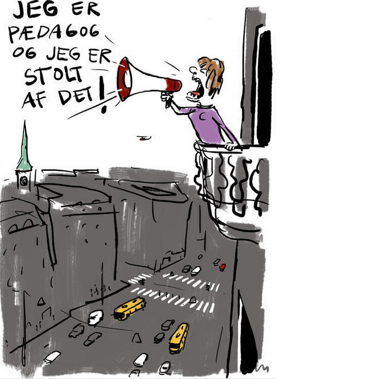 Tegning. Mette Dreyer 