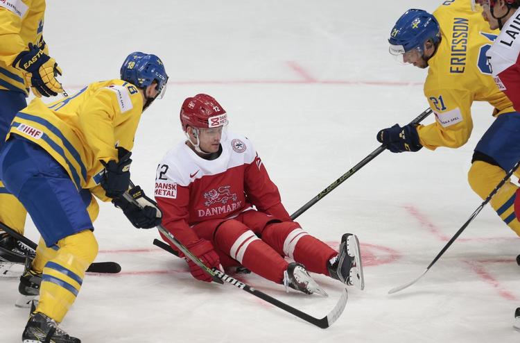 GENSYN. Efter den svenske sejr på 5-2 i Rusland skal Danmark og Sverige mødes igen ved VM næste år. 