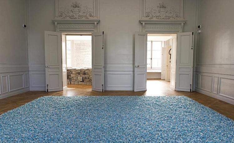 Bosje-værk. Felix Gonzàlez-Torres bolsje-værk 'Untitled (revenge)' fra 1991. Foto: Pr-foto 