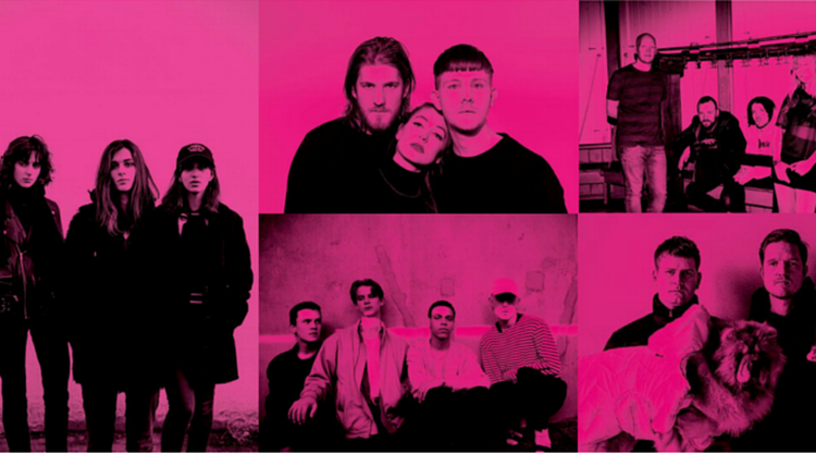 Upcoming. Disse fem bands er nomineret til Ibyen-prisen for Årets upcoming musiknavn. 