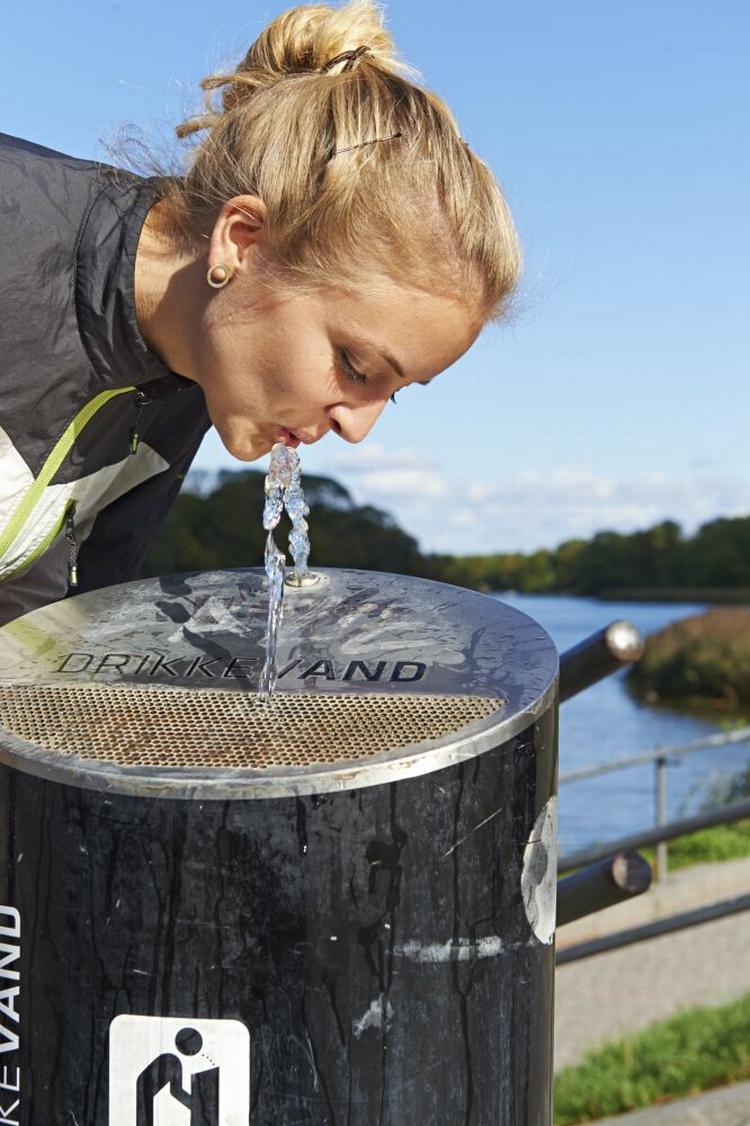Slurk. Postevandet i København bliver tjekket dagligt af Hofor. 