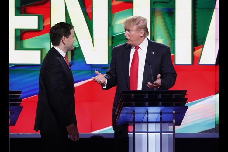 Afvisning. Marco Rubio (tv), den tidligere republikanske præsidentkandidat, afviser søndag, at han vil stille op som Donald Trumps vicepræsidentkandidat. 