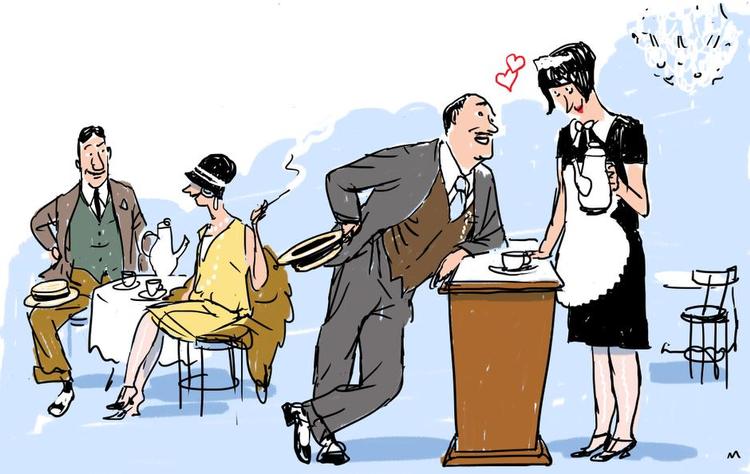 Tegning: Anne-Marie Steen Petersen. 