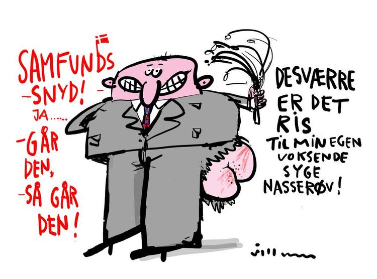 Tegning. Jørn Villumsen 