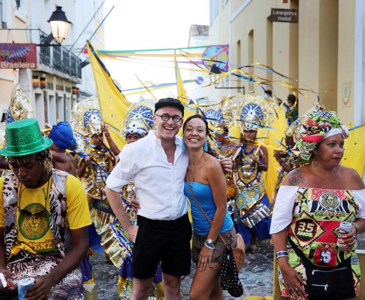 SAMBA. Chris Pedersen er rejst til Brasilien for at undersøge sammenhængen mellem seksualitet, religion og karneval. Foto: Jesper Skaaning 