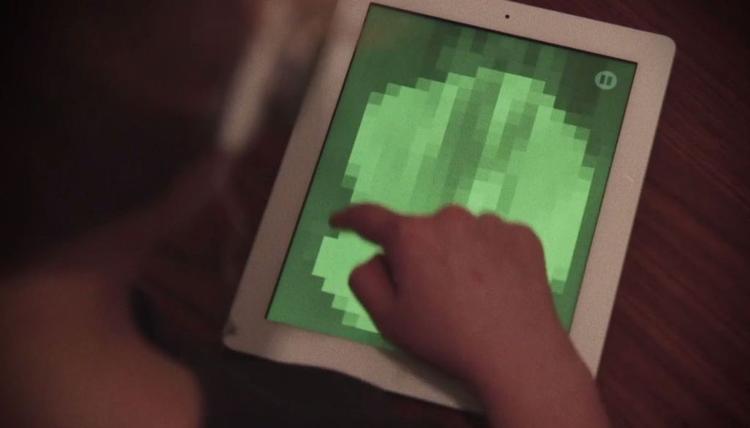 Onani. Screenshoot fra video som viser, hvordan 'La Petite Mort' spilles. Se videoen længere nede i artiklen. 