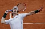 BANG. Andy Murray viste både stor mental styrke og fremragende tennis, da han onsdag vandt sin kvartfinale ved French Open. 