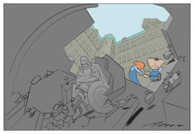 Tegning. Per Marquard Otzen 