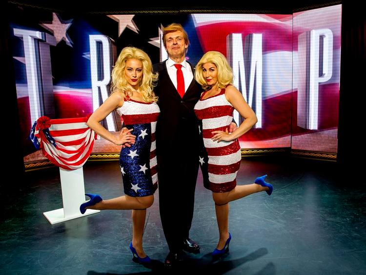 Trump. Niels Olsen spiller præsidentkandidat Donald Trump til sommerens Tivolirevy. 