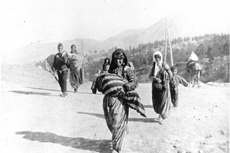 Armeniere på flugt fra den udrensning, der ramte det lille kristne mindretal i det, som i dag er Tyrkiet. 
