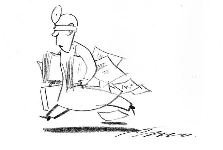 Tegning. Per Marquard Otzen 