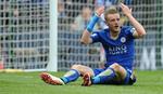 SALGSOBJEKT. I februar forlængede Jamie Vardy kontrakten med Leicester, men Arsenal meldes ikke desto mindre interesseret i den kommende EM-spiller. 