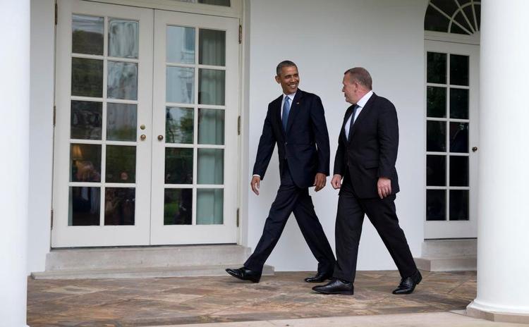 Relationer. Lars Løkke Rasmussen besøgte i maj USA's præsident, Barack Obama. Her fik statsministeren mulighed for at drøfte de kritiske skriverier om Danmark i amerikansk presse. 