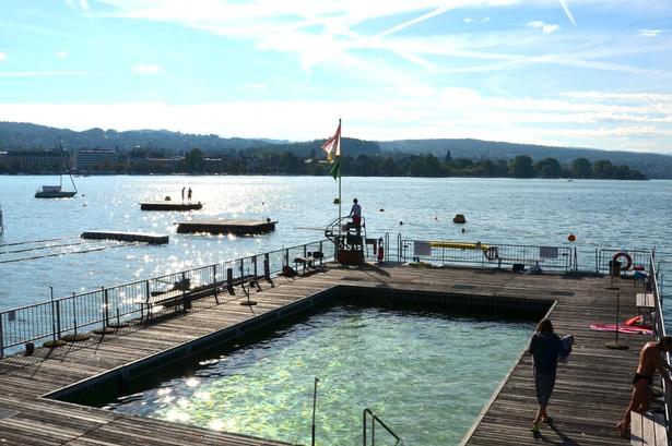 Afkøling. Foto: Seebad enge 