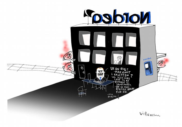 Tegning: Jørn Villumsen. 