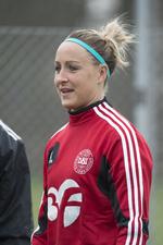 Hattrick. Sanne Troelsgaard var kampens helt store spiller, da Danmark knuste det normalt så stærke polske mandskab med 6-0. 