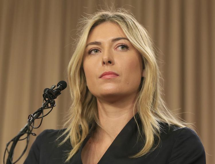 Færdig. Maria Sharapova er idømt to års karantæne. 
